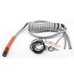 Hose, Coiled, Swivel 6-Pin, 7x14, Gray